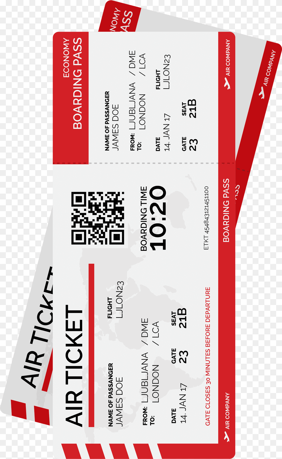 Airline Boarding Pass Label, Paper, Text, Qr Code Free Png Download