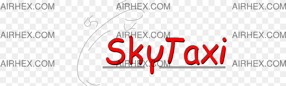 Airline Logo Skytaxi Calligraphy, Text, Light Free Png Download