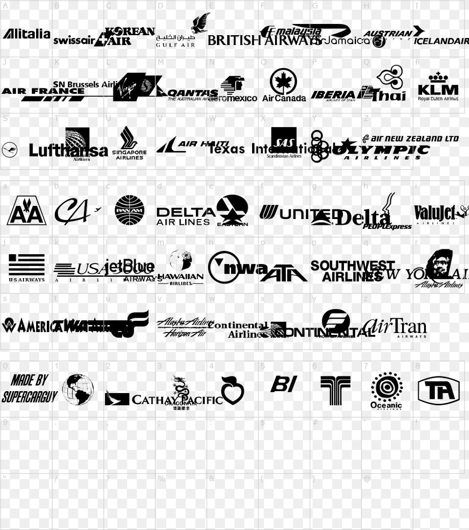 Airline Logos Past Font, Text, Architecture, Building, Alphabet Free Png Download