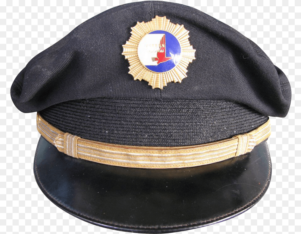 Airline Pilot Hat, Baseball Cap, Cap, Clothing, Logo Png Image