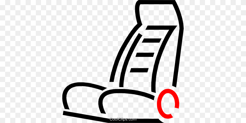 Airline Seat Royalty Vector Clip Art Illustration, Furniture, Grass, Plant, Device Free Transparent Png