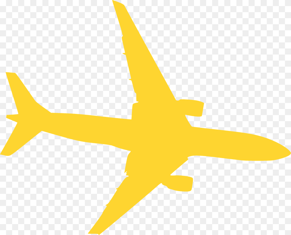 Airliner Silhouette, Aircraft, Transportation, Flight, Airplane Free Png