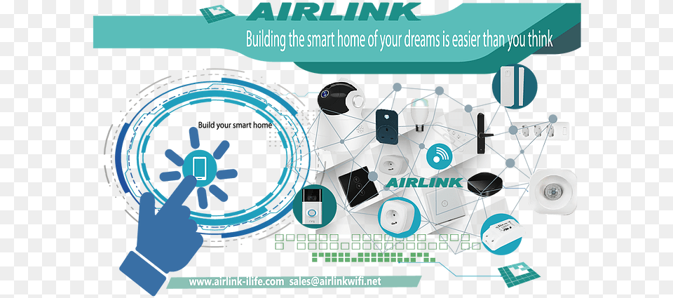 Airlink Smart Outlet Diagram, Machine, Spoke, Advertisement, Poster Free Png
