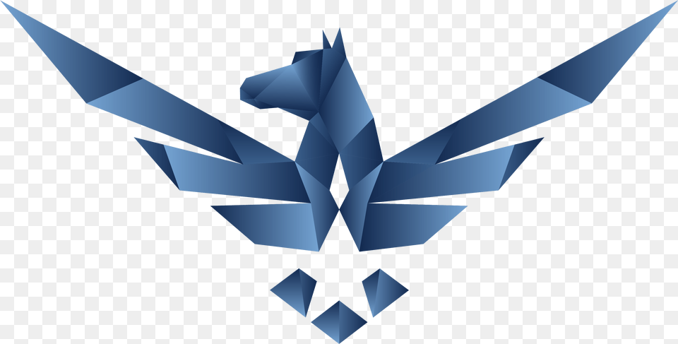 Airoforce Origami Logo, Emblem, Symbol, Art Free Png Download