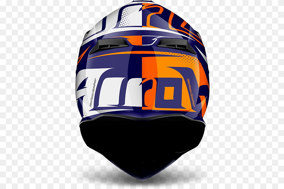Airoh Terminator 21 Cleft Orange, Crash Helmet, Helmet, Clothing, Hardhat Free Transparent Png
