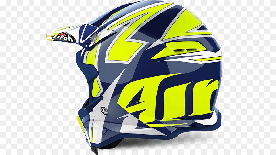 Airoh Terminator Airoh Terminator 2019 Open Vision Shock Blue, Crash Helmet, Helmet Png Image