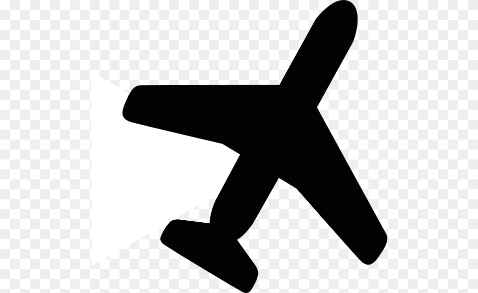 Airplane, Lighting, Silhouette Free Png Download
