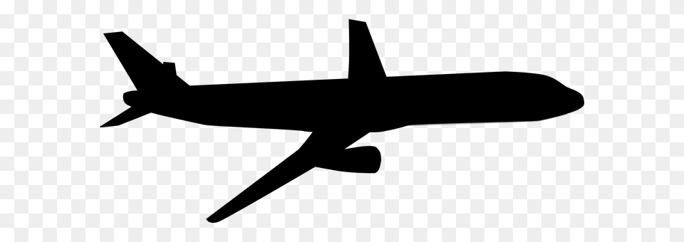 Airplane Gray Free Png Download