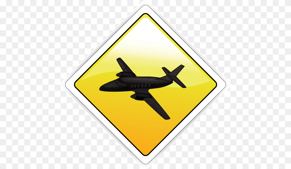 Airplane, Sign, Symbol, Road Sign, Aircraft Png Image