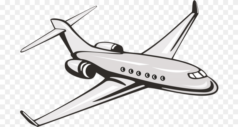 Airplane Aircraft Clip Art Obrazek Samolotu Clipart, Airliner, Vehicle, Transportation, Jet Png Image