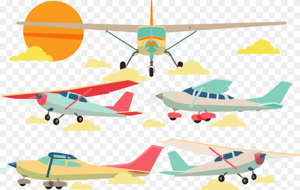 Airplane Airplane Airplane, Aircraft, Flight, Transportation, Vehicle Free Png Download