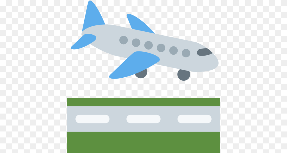 Airplane Arrival Emoji, Aircraft, Transportation, Vehicle, Airliner Free Png