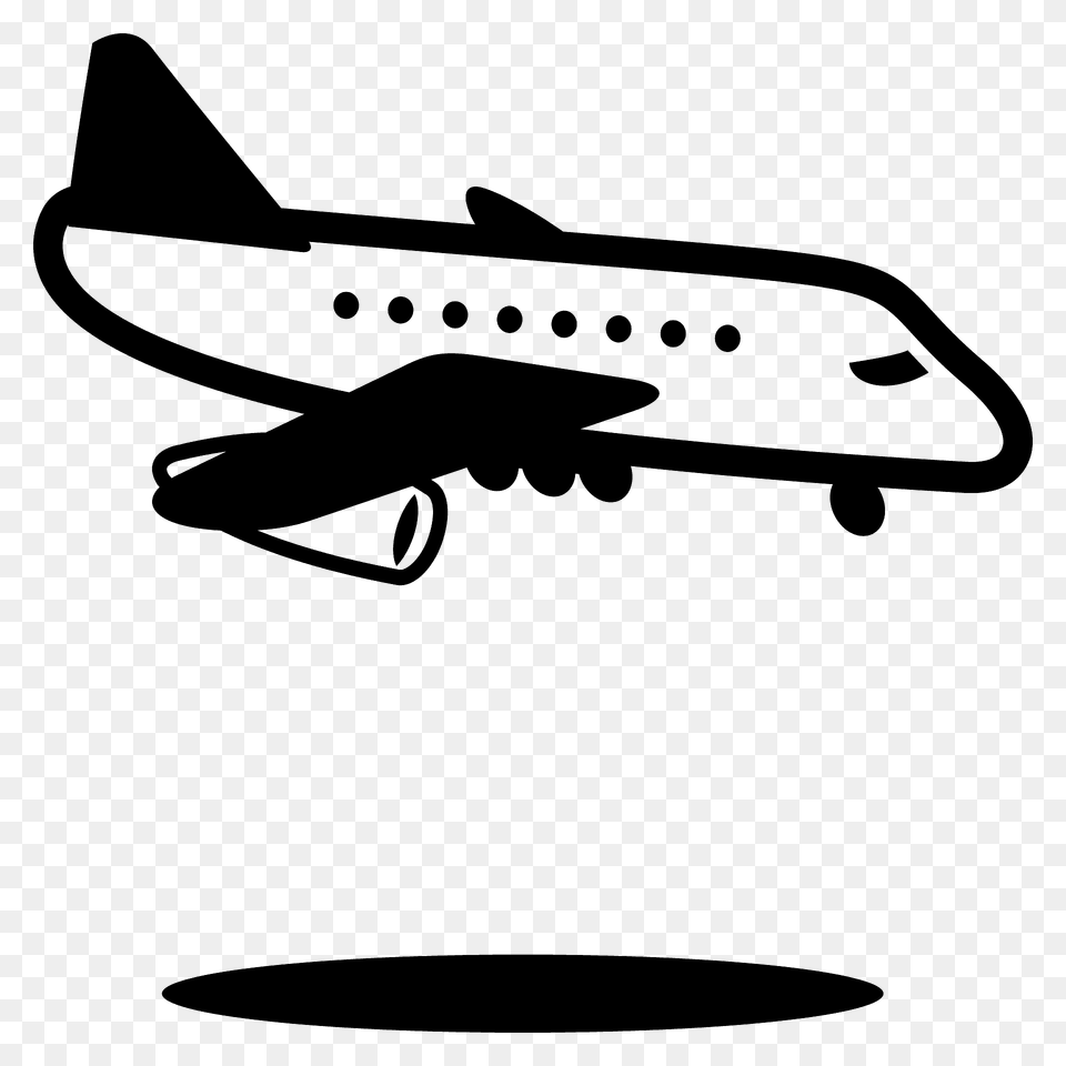 Airplane Arrival Emoji Clipart, Aircraft, Airliner, Transportation, Vehicle Png Image