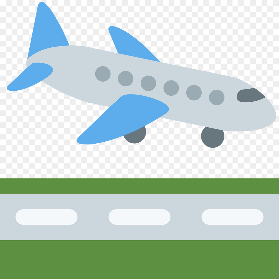 Airplane Arrival Emoji Clipart, Aircraft, Transportation, Vehicle, Airliner Png Image