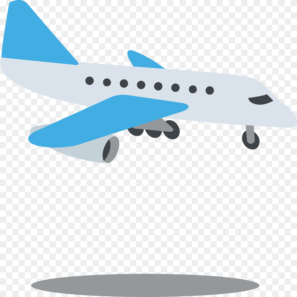Airplane Arrival Emoji Clipart, Aircraft, Airliner, Transportation, Vehicle Png