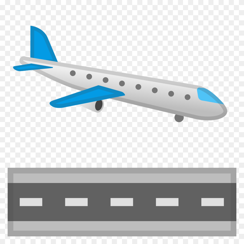 Airplane Arrival Icon Noto Emoji Travel Places Iconset Google, Aircraft, Airliner, Transportation, Vehicle Free Png