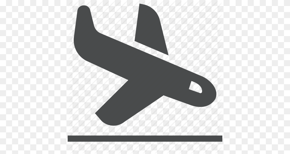 Airplane Arriving Flight Jet Landing Plane Icon, Aircraft, Transportation, Vehicle, Airliner Free Png Download