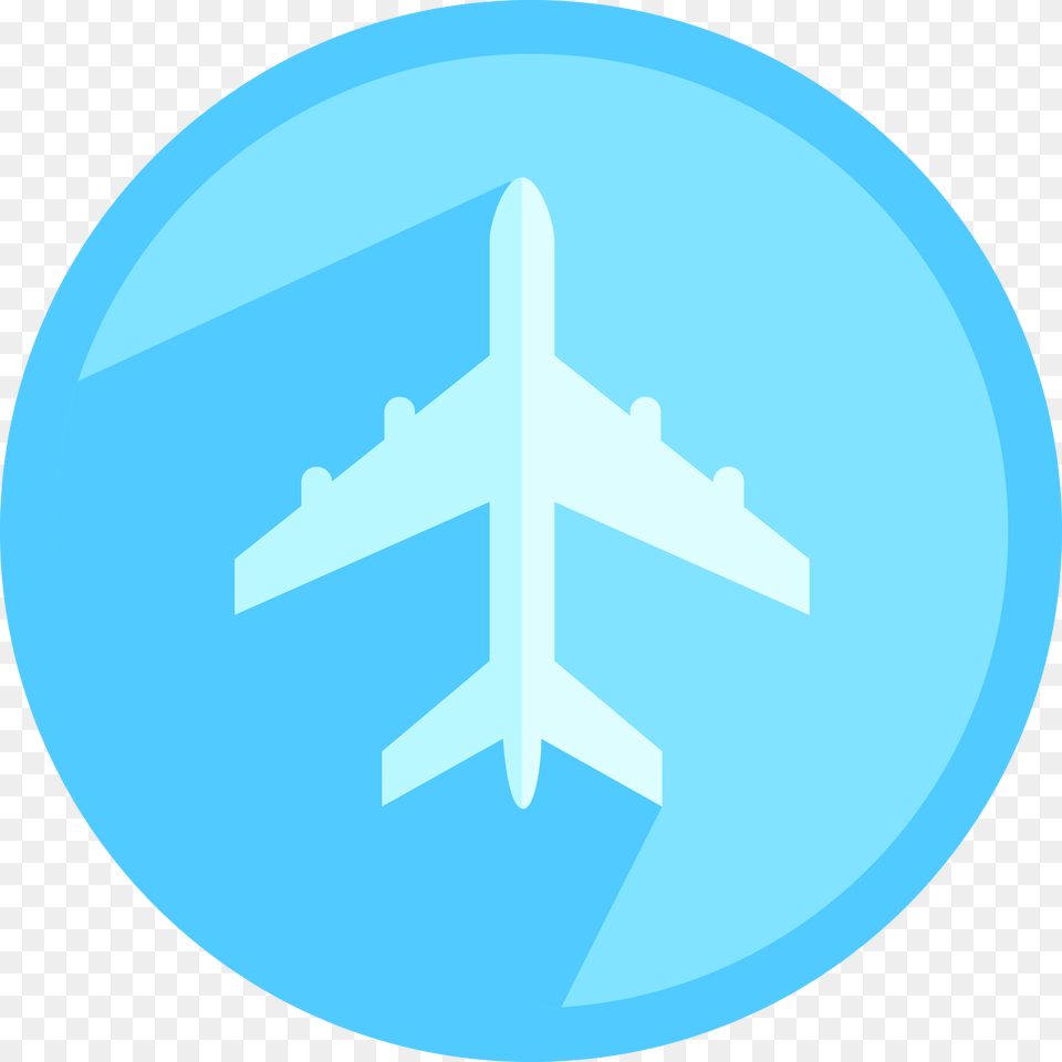 Airplane Circle Airplane Icon, Aircraft, Airliner, Transportation, Vehicle Free Transparent Png