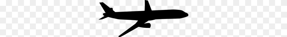 Airplane Clip Art, Gray Free Transparent Png
