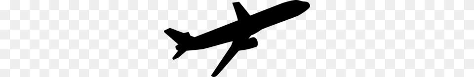 Airplane Clip Art, Gray Free Png Download