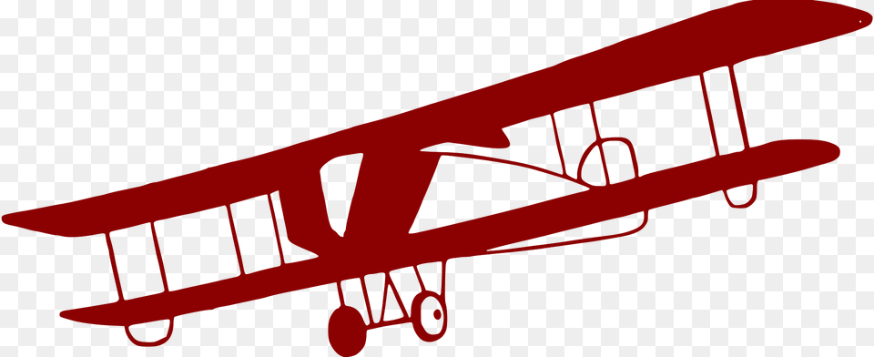 Airplane Clipart, Aircraft, Biplane, Transportation, Vehicle Png Image