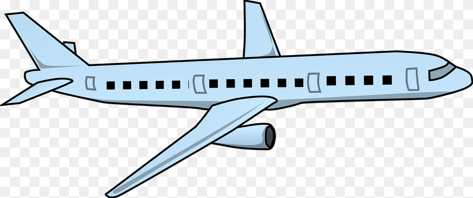 Airplane Clipart, Aircraft, Airliner, Vehicle, Transportation Free Png Download