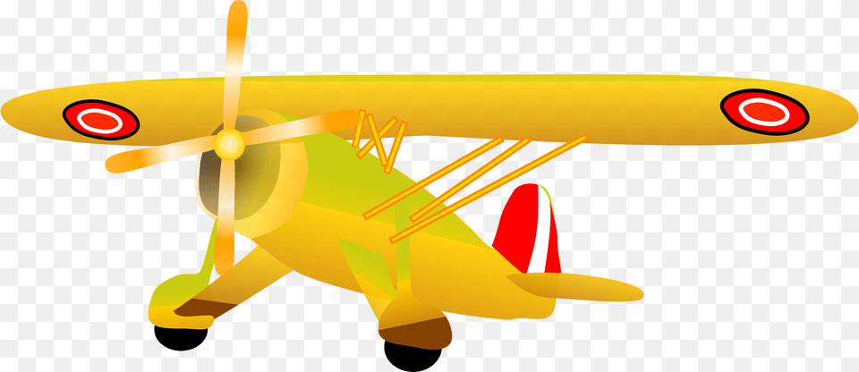 Airplane Clipart, Aircraft, Transportation, Vehicle, Biplane Free Png Download