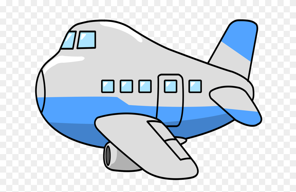 Airplane Clipart, Aircraft, Airliner, Transportation, Vehicle Free Png Download