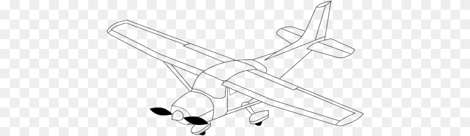 Airplane Clipart Airplane Art, Gray Free Png Download