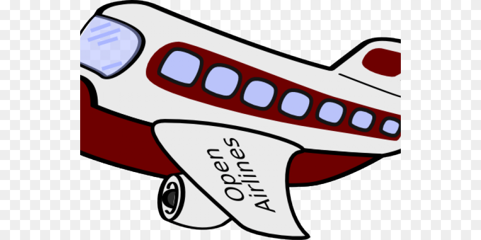 Airplane Clipart Cartoon, Aircraft, Airliner, Transportation, Vehicle Free Transparent Png