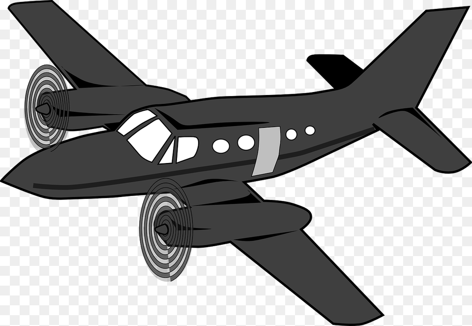 Airplane Clipart Moving, Aircraft, Airliner, Transportation, Vehicle Png