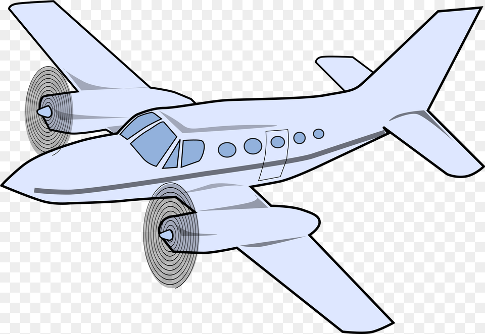 Airplane Clipart No Background Clear Background Airplane Transparent Background, Aircraft, Airliner, Jet, Transportation Free Png
