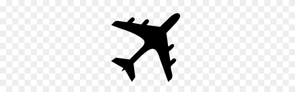 Airplane Clipart No Background Clipart Images, Gray Png Image