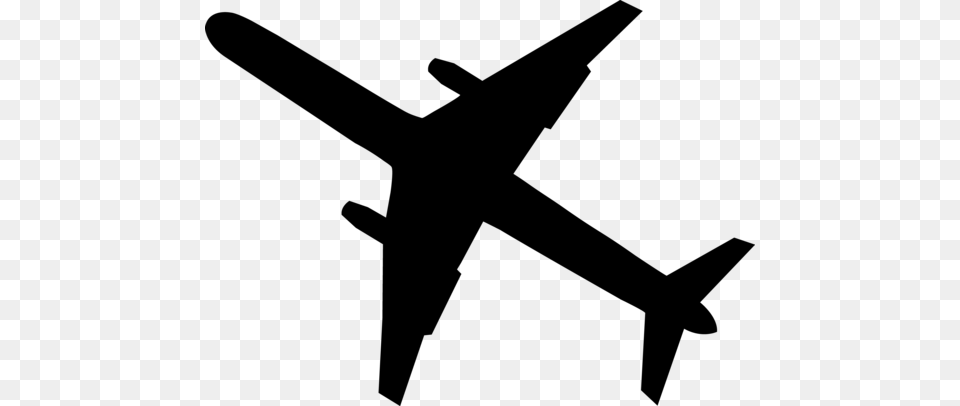 Airplane Clipart Simple Airplane Simple Gray Free Transparent Png