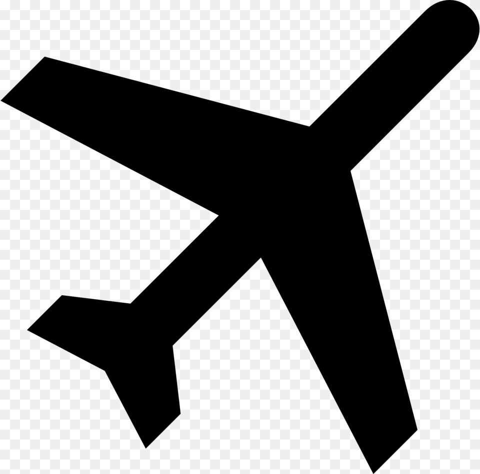 Airplane Coral Clip Art, Gray Png Image