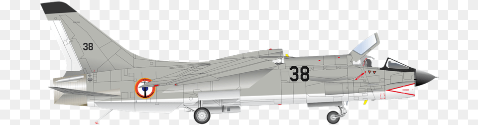 Airplane Crusader French Jet, Aircraft, Transportation, Vehicle, Warplane Png Image