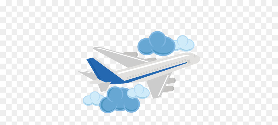 Airplane Cutting For Scrapbooking Cute Cute Clip, Aircraft, Airliner, Transportation, Vehicle Png Image