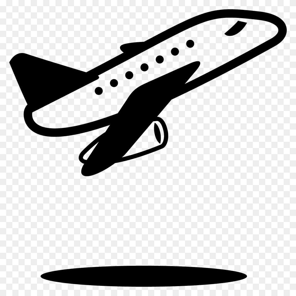 Airplane Departure Emoji Clipart, Aircraft, Vehicle, Transportation, Flight Free Png