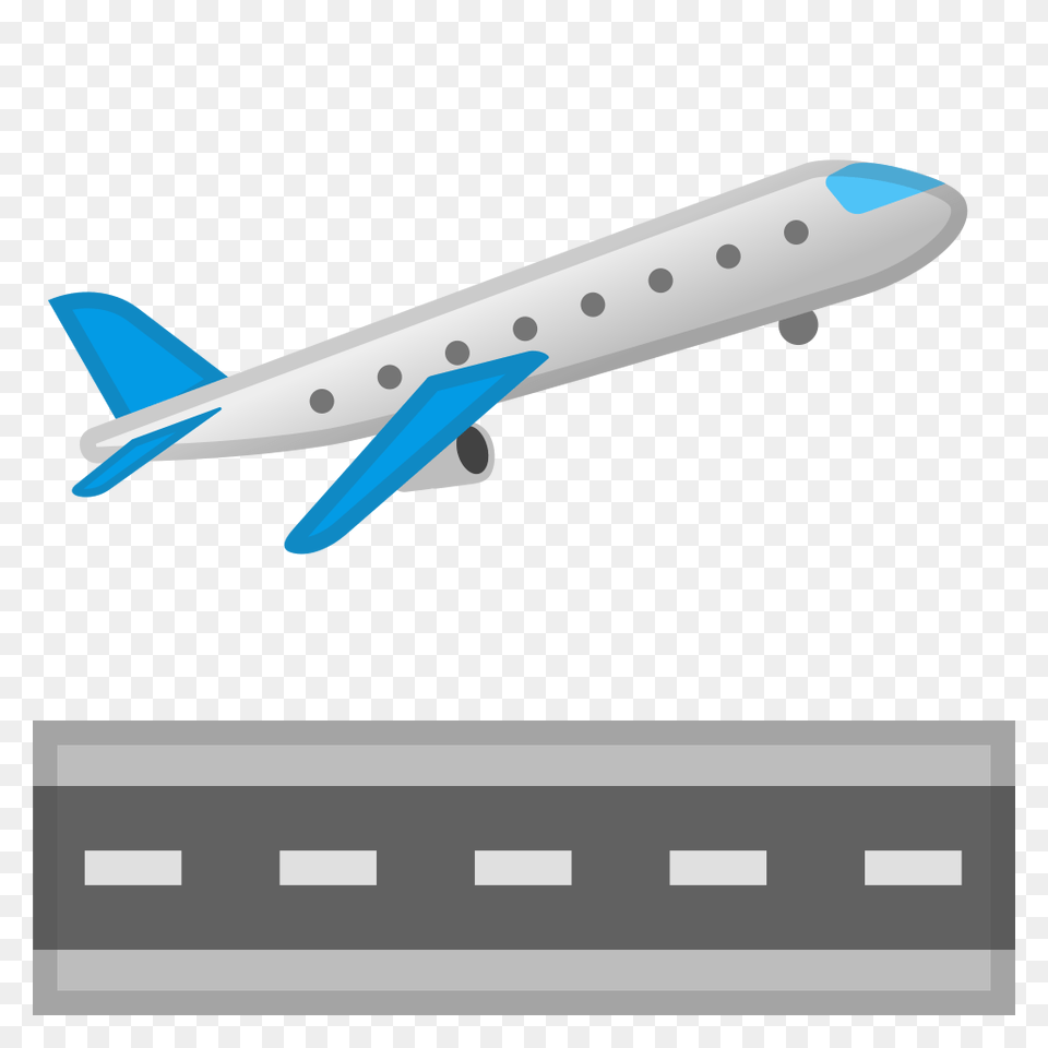 Airplane Departure Icon Noto Emoji Travel Places Iconset Google, Aircraft, Airliner, Flight, Transportation Free Png Download