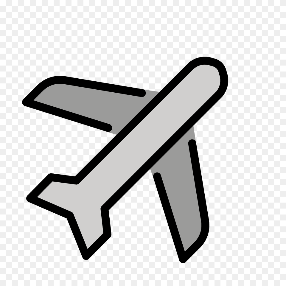 Airplane Emoji Clipart, Symbol, Device, Grass, Lawn Png