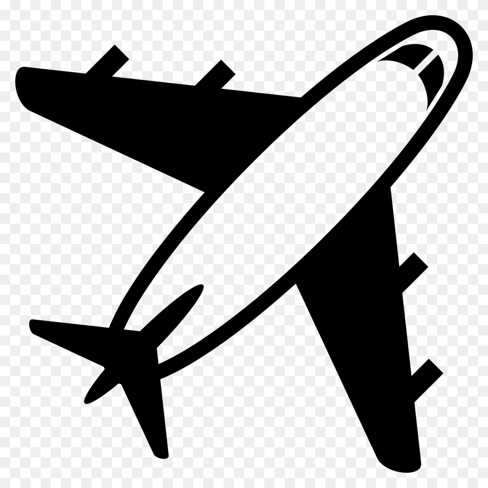 Airplane Emoji Clipart, Aircraft, Airliner, Transportation, Vehicle Free Png Download