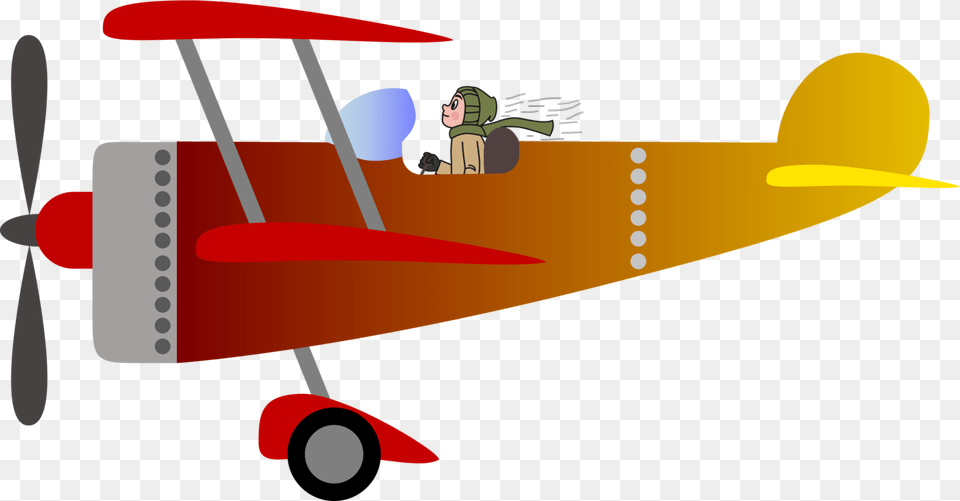 Airplane Fixed Wing Aircraft Biplane Aviation, Baby, Person, Vehicle, Transportation Free Png