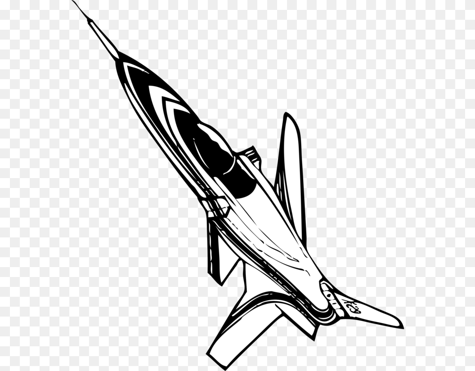 Airplane Fixed Wing Aircraft Clip Art Transportation Fighter, Ammunition, Missile, Weapon, Blade Png Image