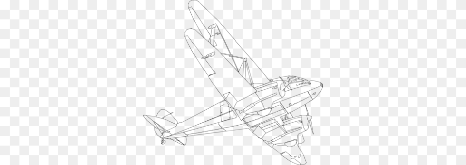 Airplane Fixed Wing Aircraft Line Art Drawing Glckwnsche Zum Piloten Ihre Flgel Erwerbend Karte, Gray Free Png Download