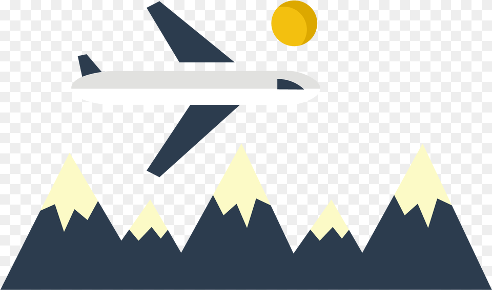 Airplane Flat Design Illustration Airplane Flat Illustration, Ammunition, Missile, Weapon Png Image