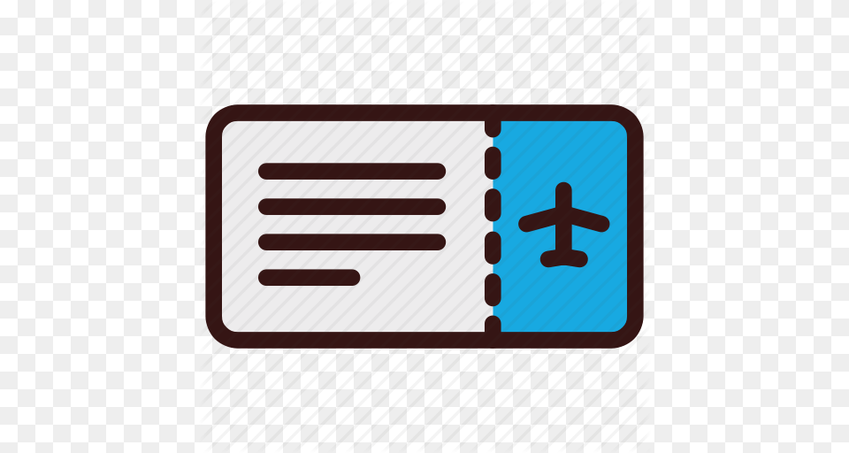 Airplane Flight Plane Ticket Travel Icon Free Png