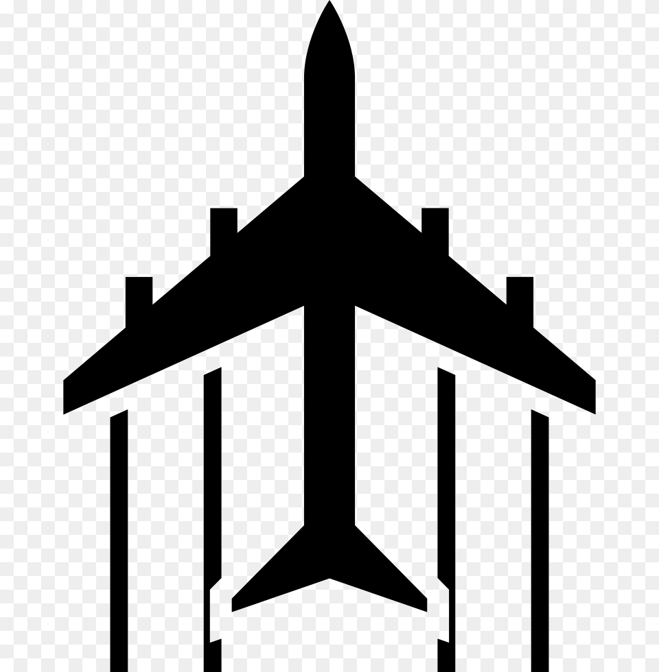 Airplane Flight Pointing Up Goodbye Template, Cross, Symbol, Architecture, Building Free Transparent Png
