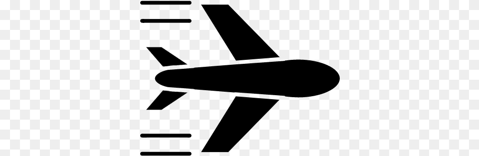 Airplane Flying Vector Airplane Silhouette, Gray Free Transparent Png
