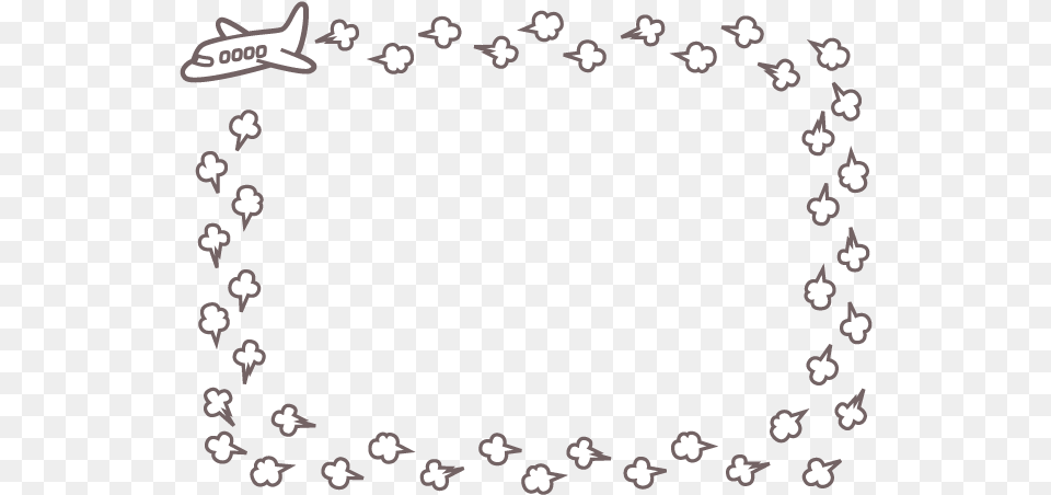 Airplane Frame, Accessories, Jewelry, Necklace, Blackboard Free Png Download