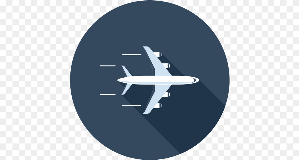 Airplane Icon Of Business And Finances Icons Flat Travel Icon, Aircraft, Airliner, Flight, Transportation Free Transparent Png